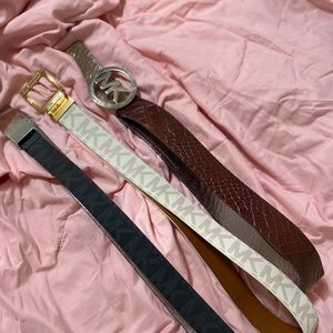 Micheal Kors Belt Bundle